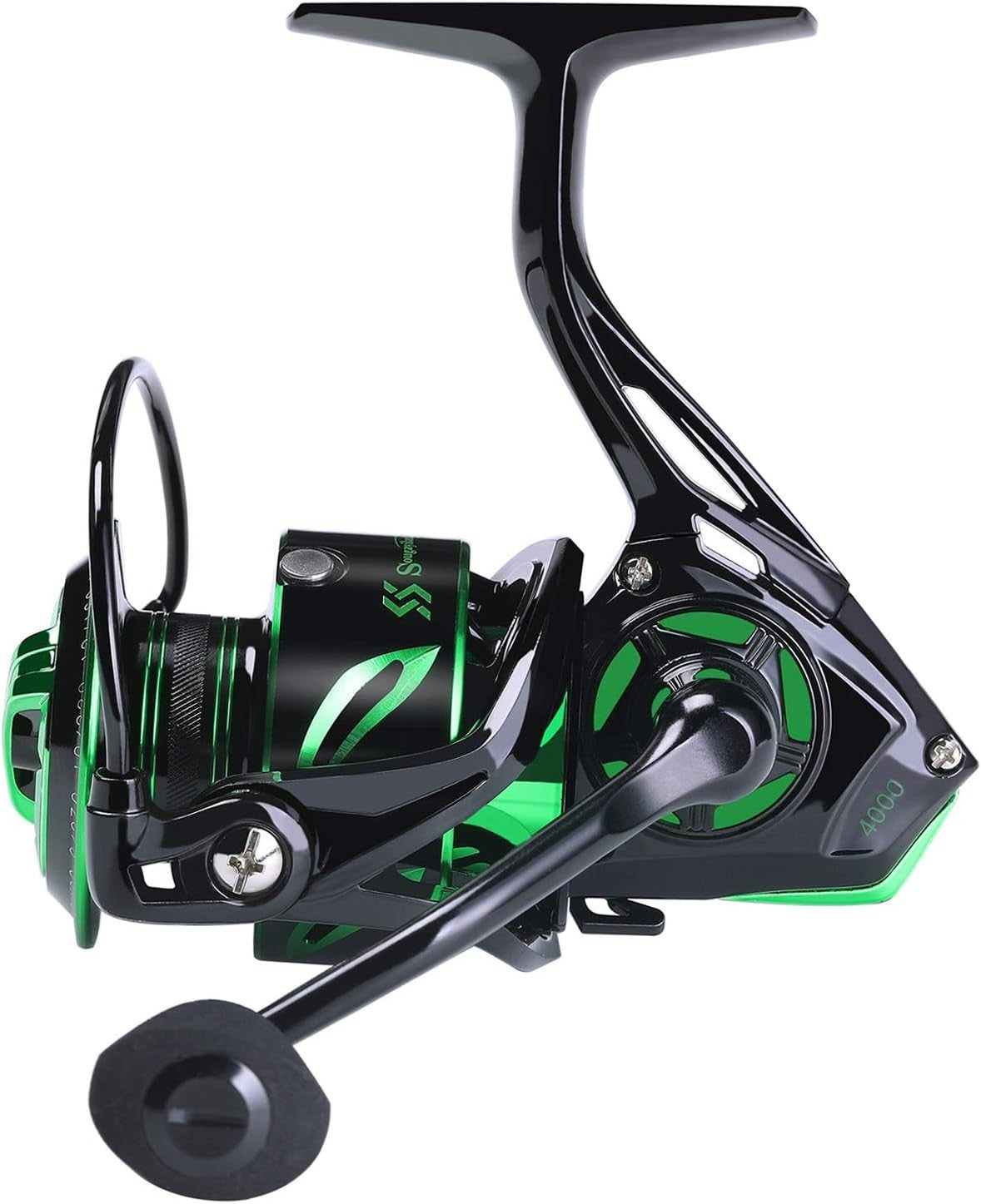 Lightweight Saltwater Spinning Reel with Carbon Fiber Drag and 12+1 Ball Bearings