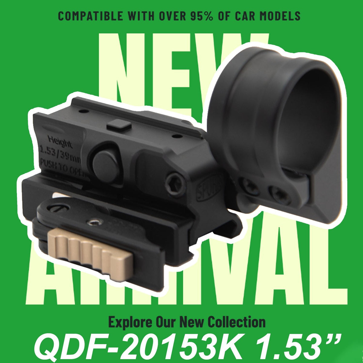 Magnifier Mount for Aimpoint T-2 3X-C | H39mm Quick-Detach Aluminum Mount
