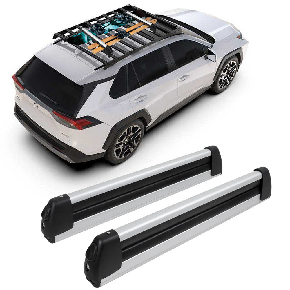 Universal Roof Rack Cross Bar for Ski Snowboard Car Carrier Fits Toyota RAV4