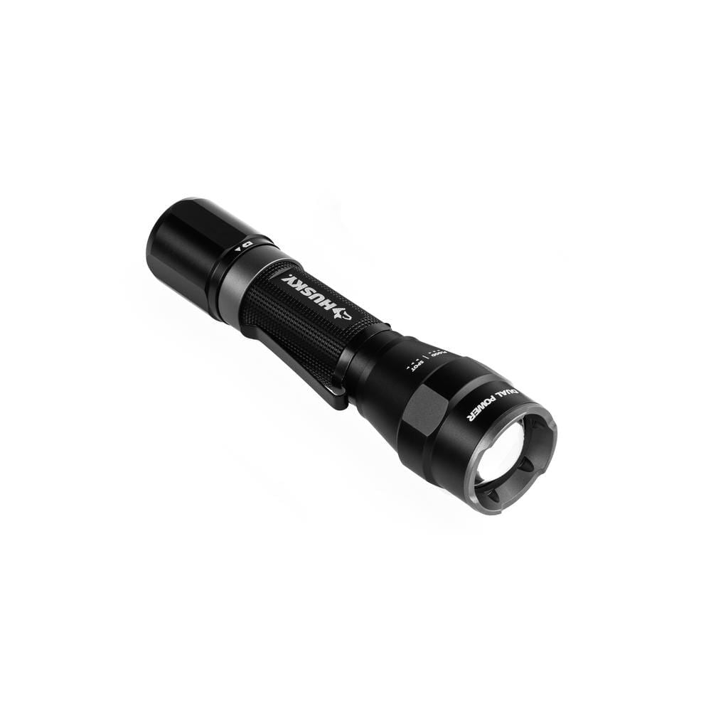 Rechargeable LED Flashlight 1200 Lumens Focus & Dual Power with USB-C