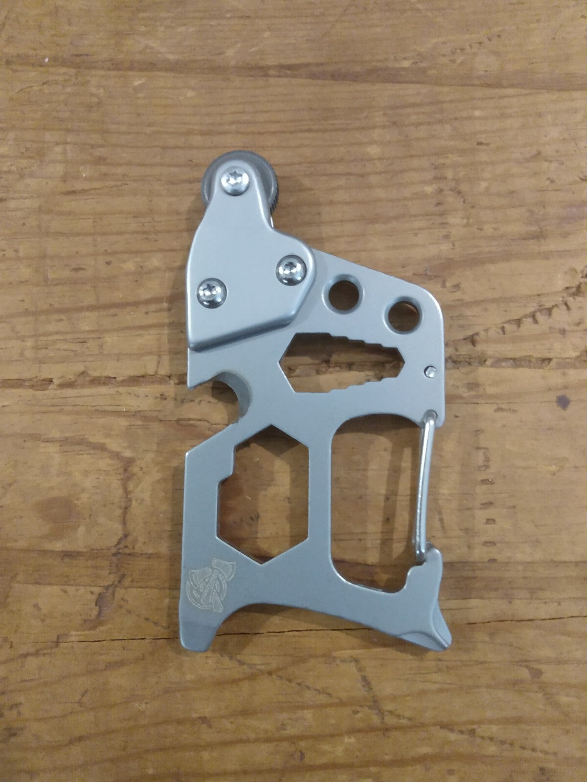 Multitool Carabiner with Fire Starter Camping Survival Gear