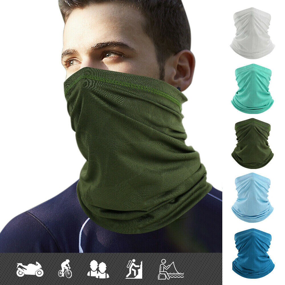 Breathable UV Protection Neck Gaiter Face Mask Scarf - Quick Dry & Multi-Functional