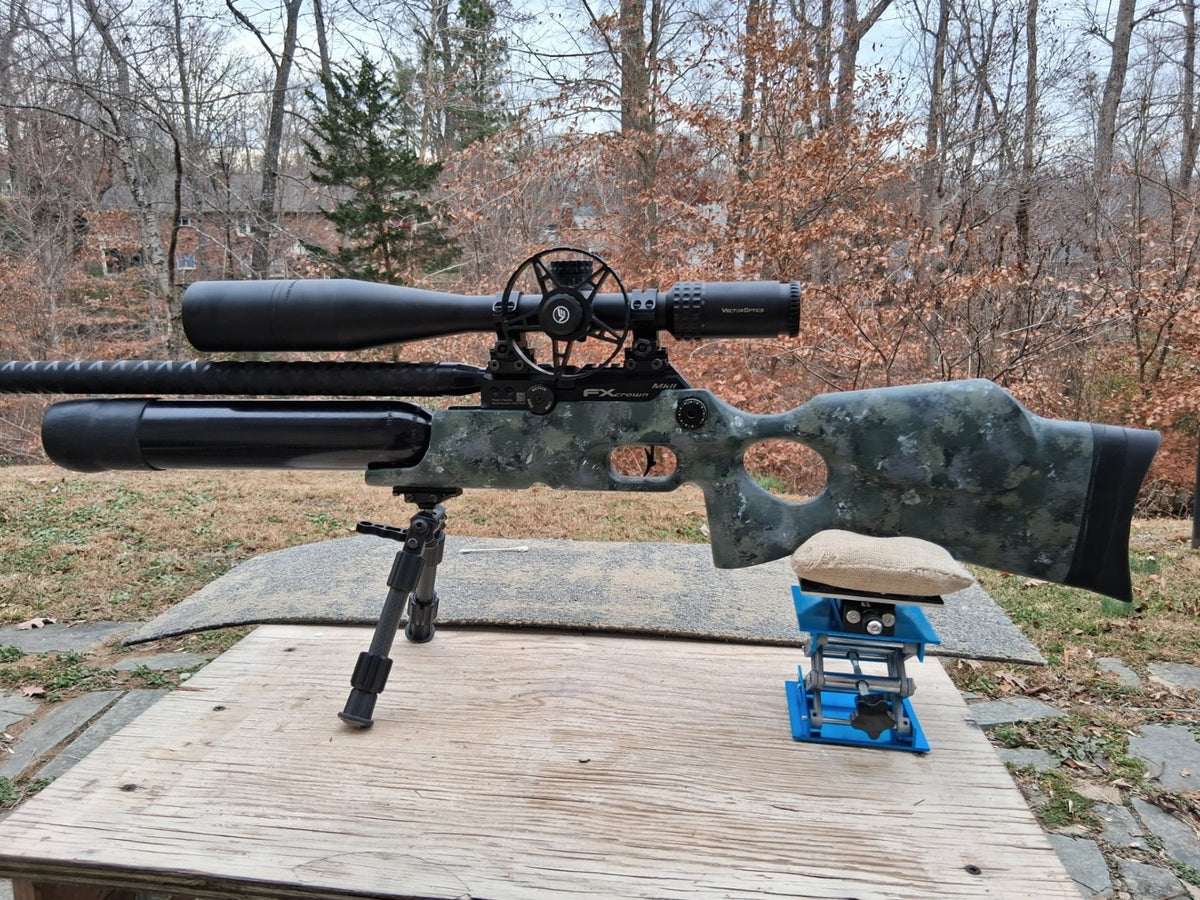 Mechanical Rifle Rear Rest with Adjustable Platform and Non-Slip Top