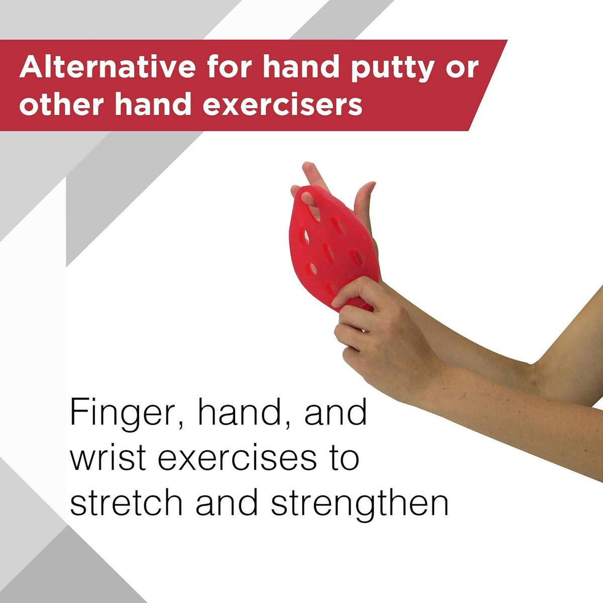 Theraband Hand Xtrainer Non-Latex Hand Therapy Exerciser - Red Soft