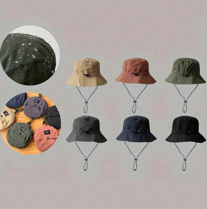Waterproof Quick-Dry Bucket Hat for Outdoor Activities Hiking Camping