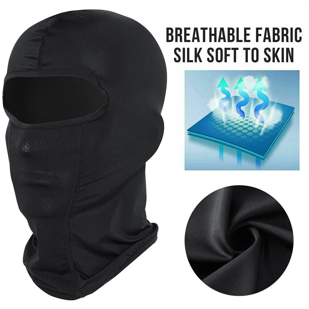 Breathable Ice Silk Motorcycle Riding Hood with Sun Protection
