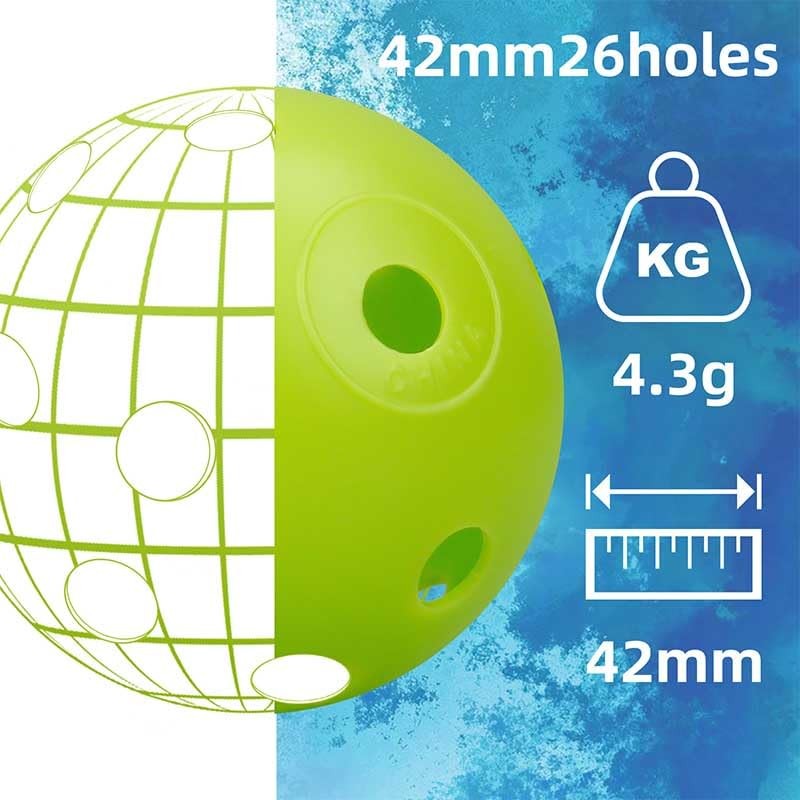 30 Pack Practice Golf Balls - Lightweight, High Visibility, Safe for Backyard & Training