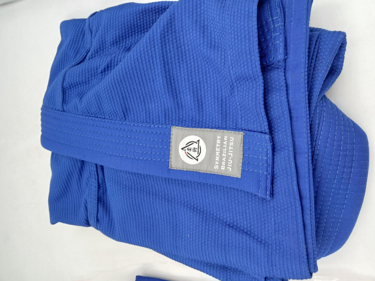 Kids Blue Jiu-Jitsu Gi Uniform Set for Boys M3 with White Belt 380 GSM