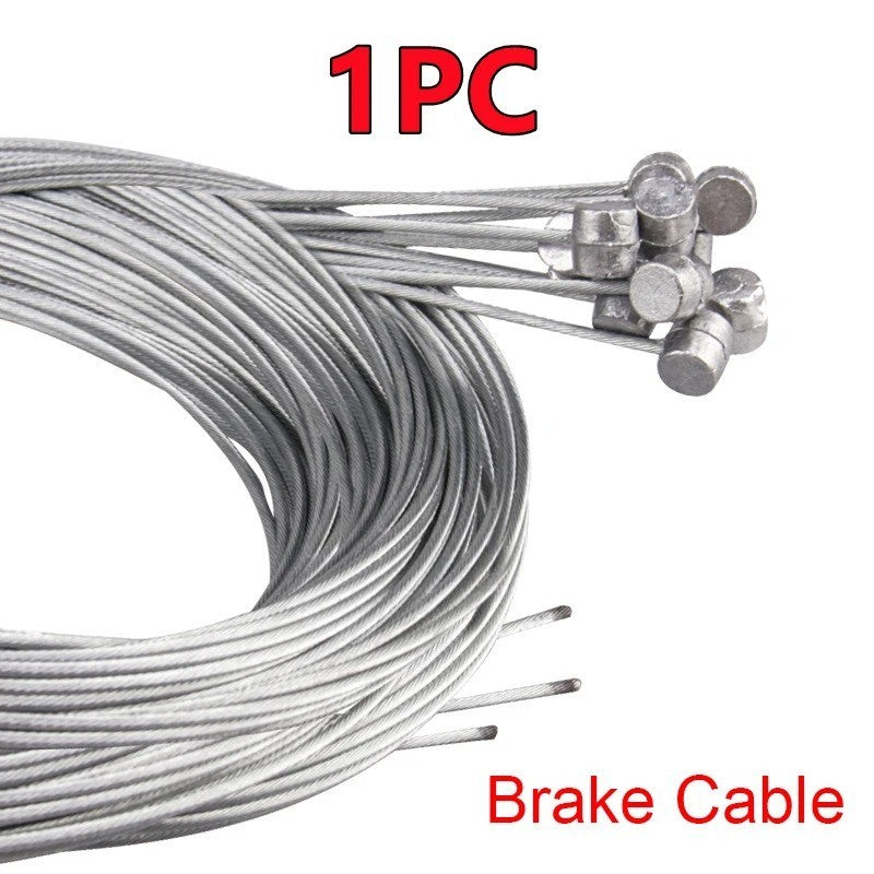 Bicycle Brake & Gear Cable Set 2M Inner Wires for MTB, Road & Hybrid Bikes