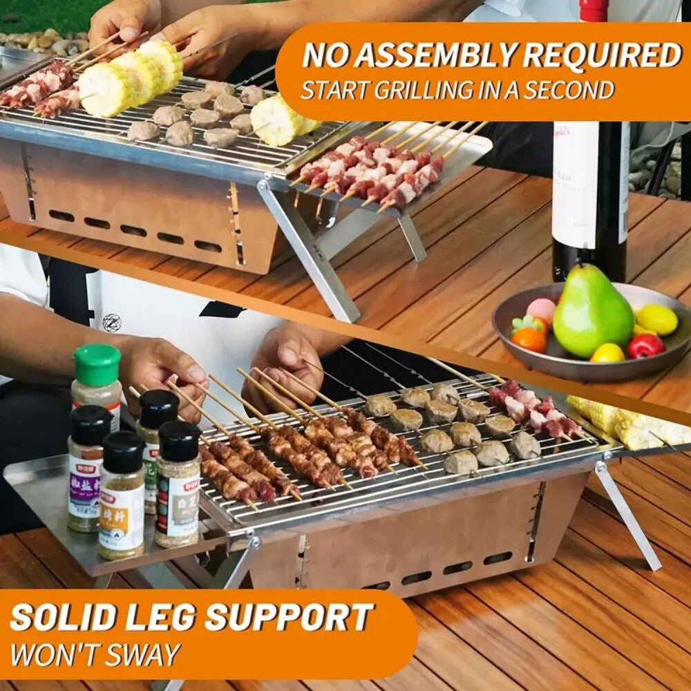 Foldable Camping Stove Lightweight Portable Wood Burning Camping Oven