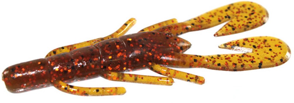 Soft Plastic Crawfish Baits 3.5 Inch Fishing Lures 12 Pack - Multiple Colors