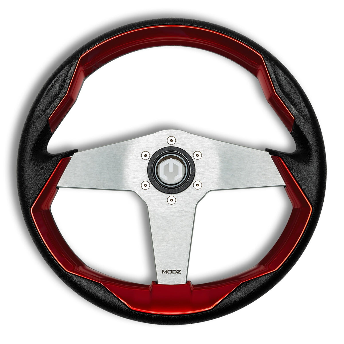 Golf Cart Steering Wheel Kit with Adapter - Custom Colors for Club Car, EZGO, Yamaha