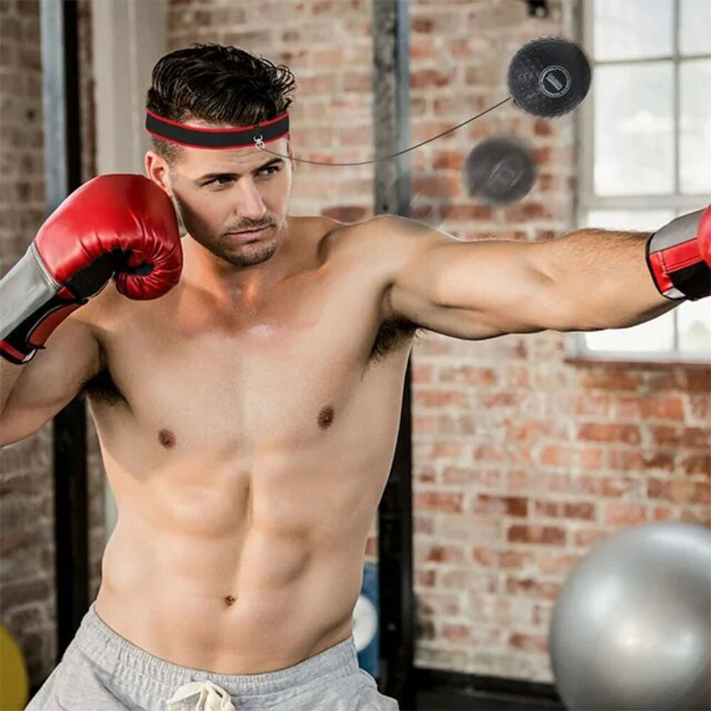 Reaction Ball Boxing Reflex Training Set with Adjustable Headband for Speed & Focus