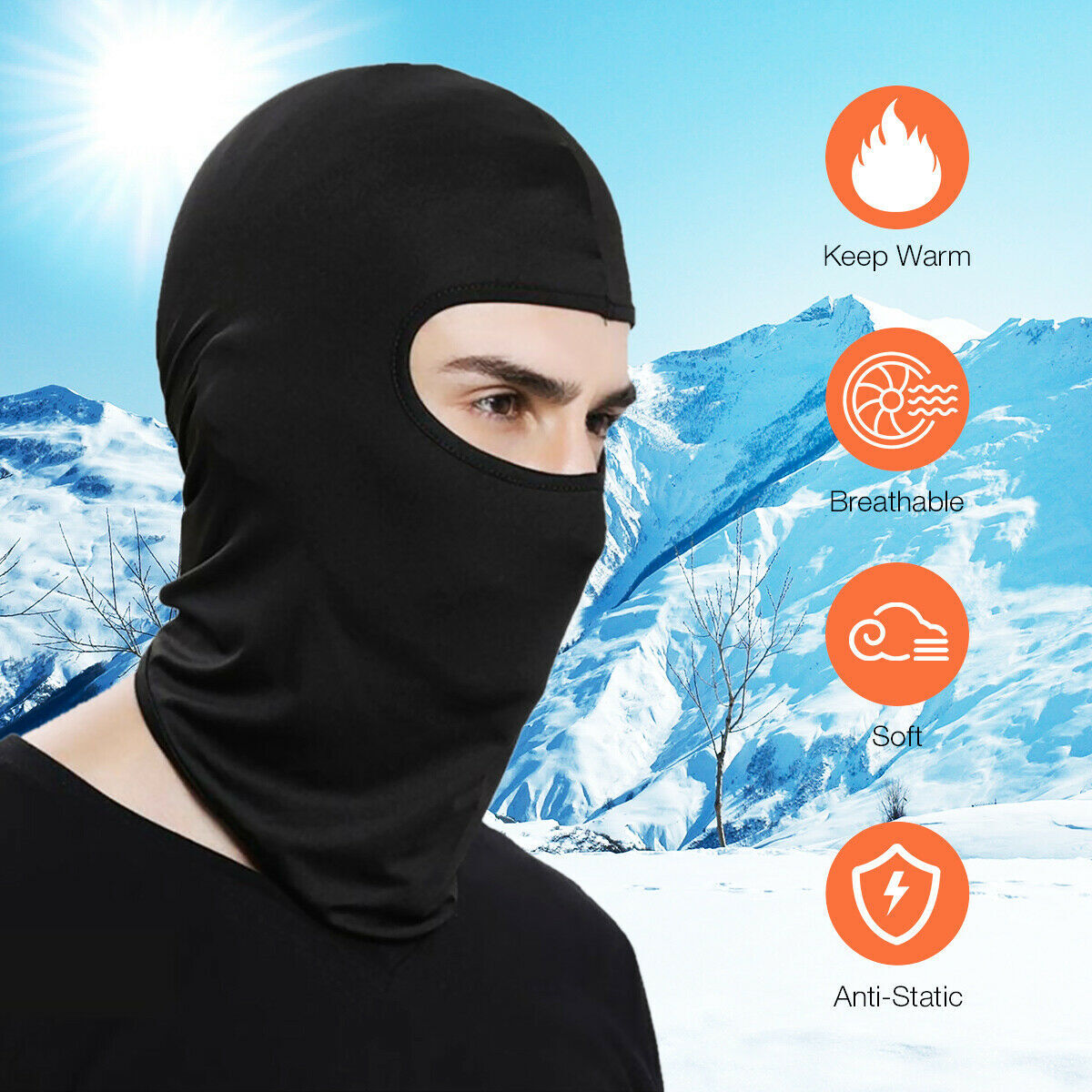 Breathable Full Face Mask for Sun UV Protection Sports & Outdoor Activities