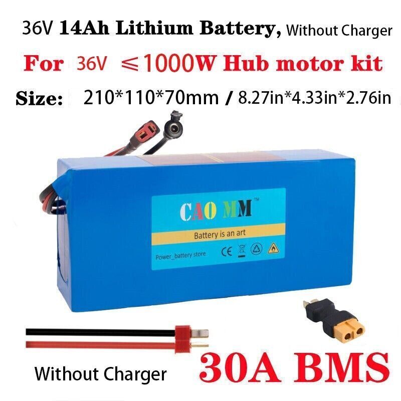 Electric Bicycle Battery 36V/48V 8Ah-20Ah for E-Bikes and Electric Bikes