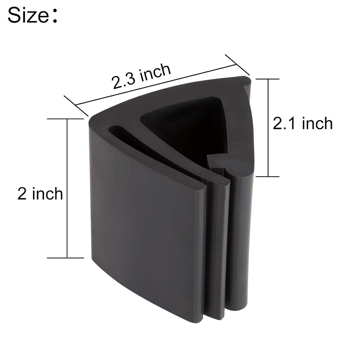 Universal Golf Cart Windshield Retaining Clips for EZGO, Club Car, Yamaha - Pack of 2