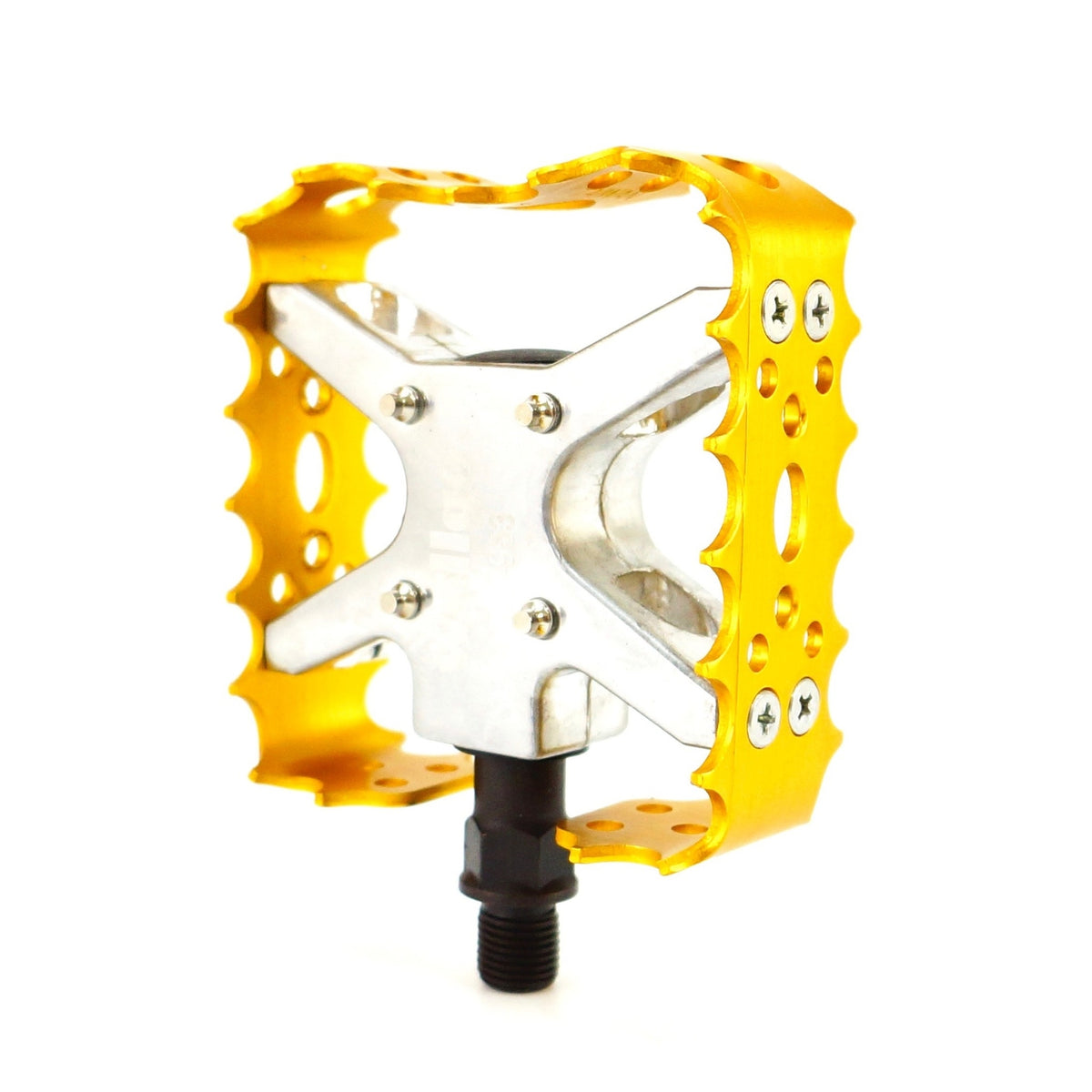 Old School BMX Pedals - Wellgo Unsealed Aluminum Bicycle Pedal Set