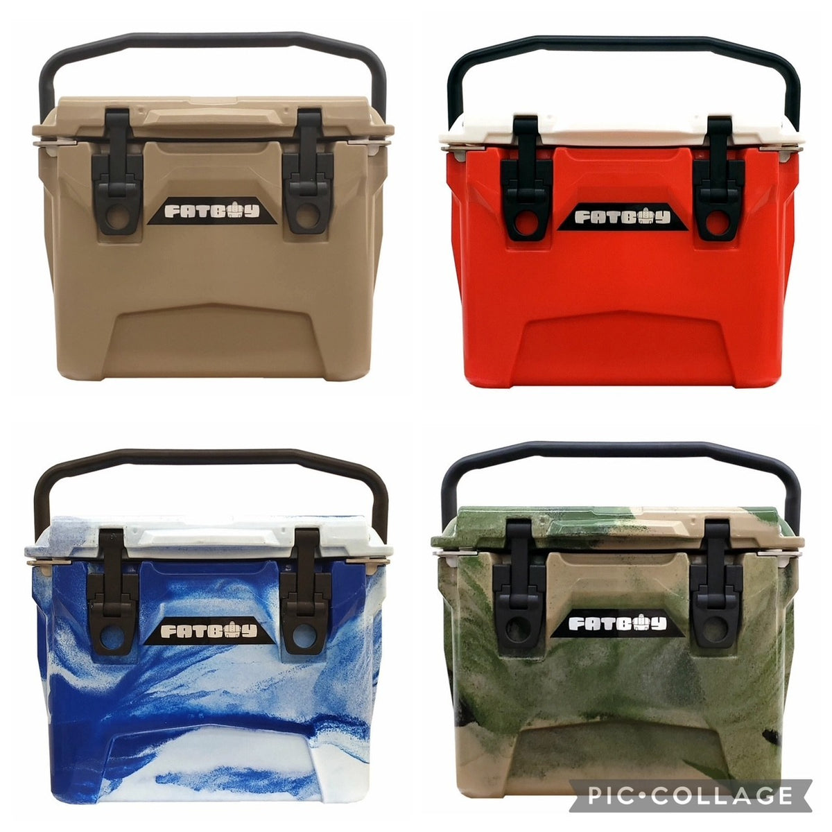 10QT Rotomolded Cooler Chest - Insulated Ice Box for Camping, Beach & Travel