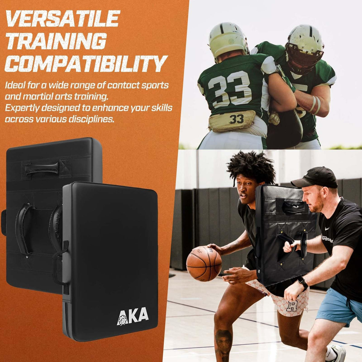 Football Tackling Shield Pad - Martial Arts & Basketball Defense Equipment