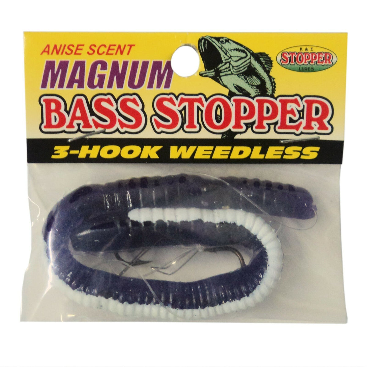 Fishing Worm Rig Set - Weedless 6-Inch Bass Lure Multiple Colors