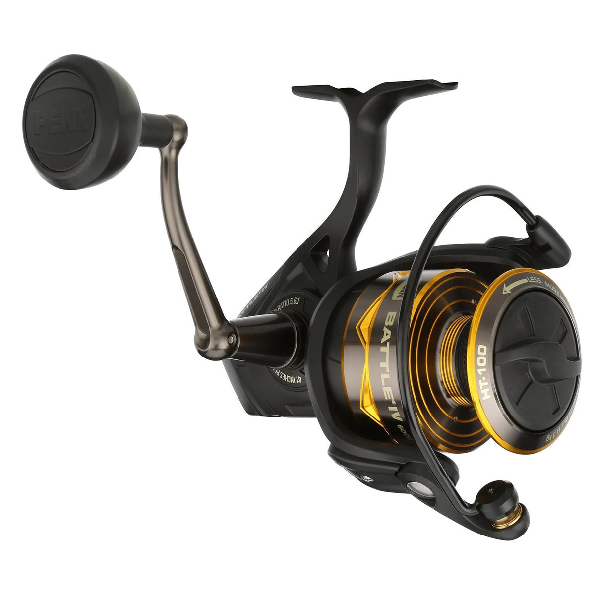 Saltwater Spinning Reel 6000 Series - Heavy Duty, Waterproof, 25lb Max Drag