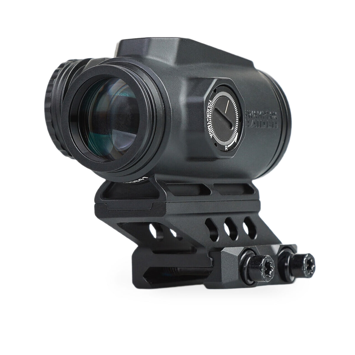 Swampfox Raider 1X20 Micro Prism Rifle Sight Green Reticle, Bullet Rise Compensation