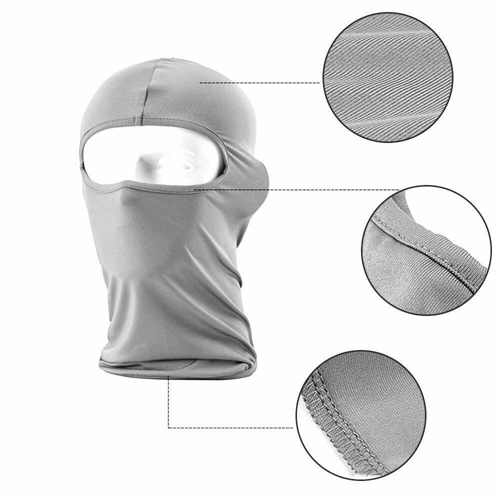 3 Pack Summer Thin Balaclava Full Face Mask UV Sun Windproof Hood