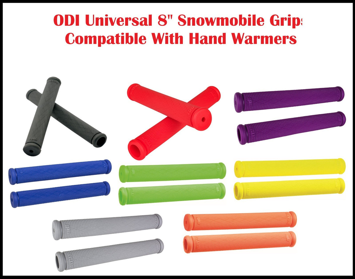 Snowmobile Handlebar Grips 8 Inch Ruffian Universal Fit for Arctic Cat Yamaha Polaris