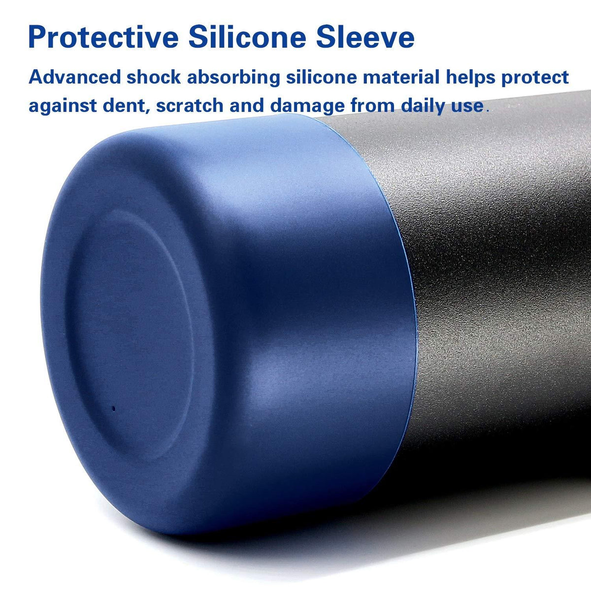 Silicone Bottle Boot Sleeve for Hydro Flask - Anti-Slip Bottom Cover, Protects 12-40 oz Water Bottles
