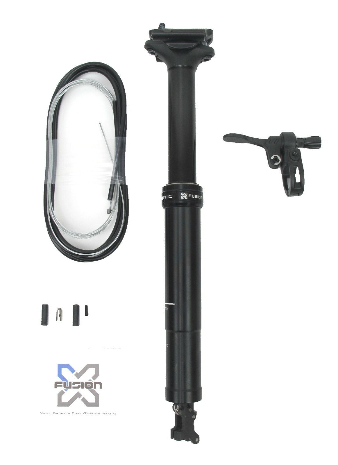 X-Fusion Manic Dropper Seatpost 31.6mm 100mm Travel Internal Remote