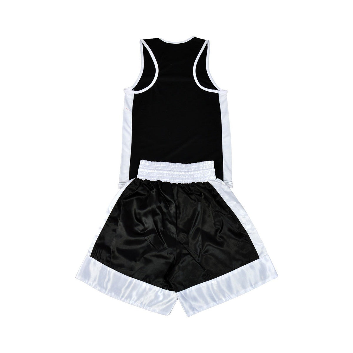 Kids Boxing Shorts & Top Set - 2-Piece Satin Martial Arts Training Outfit