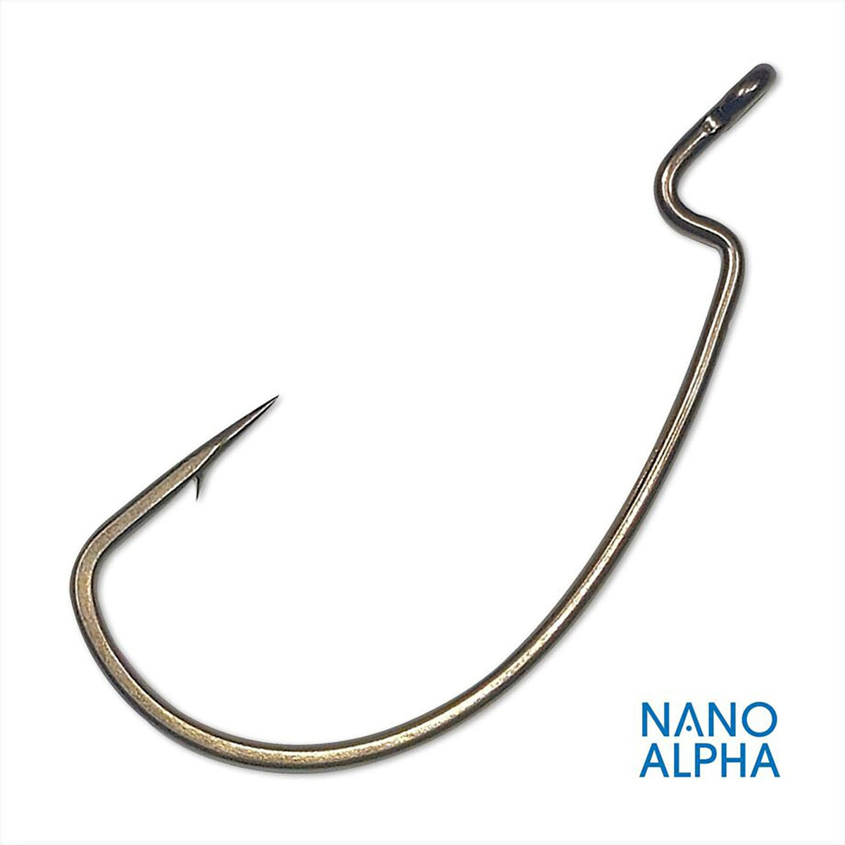 Fishing Hooks - Offset Shank Superline EWG Nano Alpha Worm Hooks