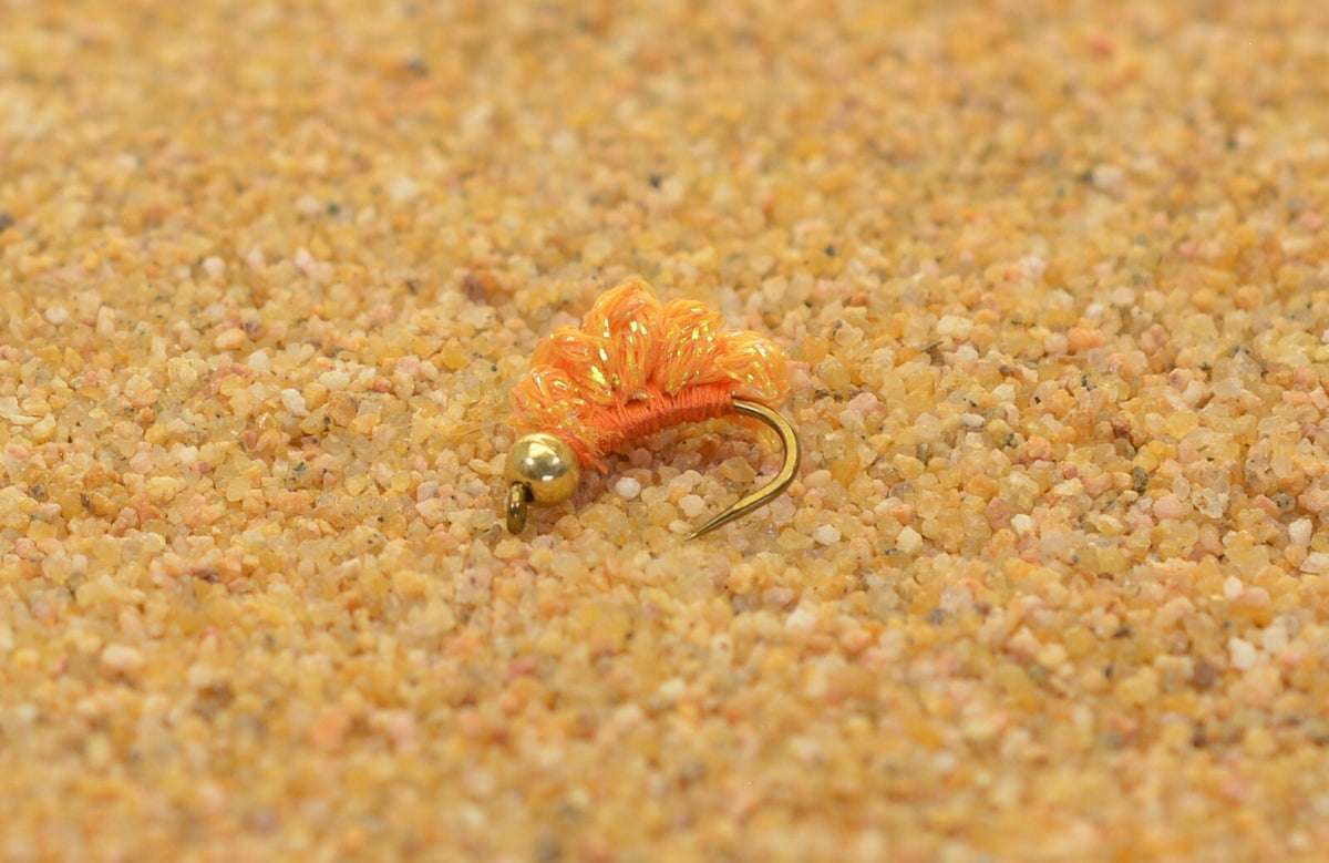 Fly Fishing Beaded Crystal Meth Flies - Tungsten Bead, 2 Colors, Mustad Hooks