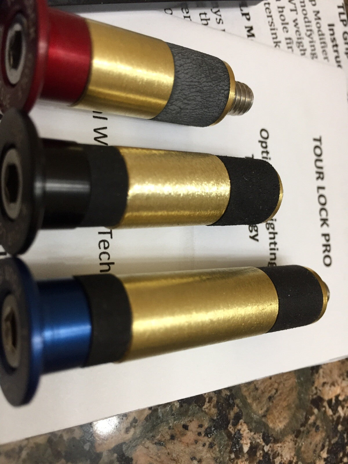 Golf Club Counter Balance Weights Set - 25g, 30g, 40g with Tool & Manual