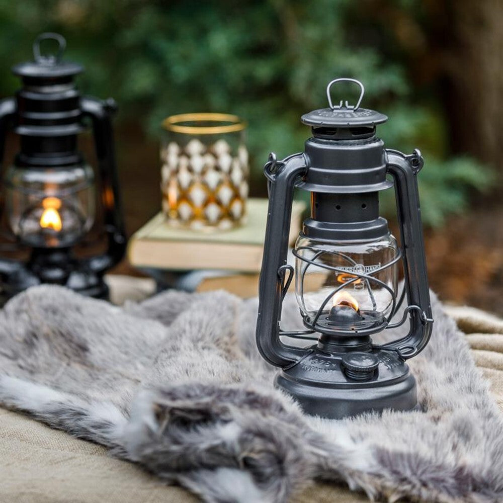Outdoor Kerosene Lantern - Galvanized Hurricane Light for Camping & Garden