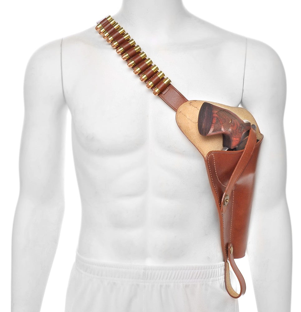 Leather Shoulder Holster Fits Smith & Wesson 629 N Frame with Shell Loops