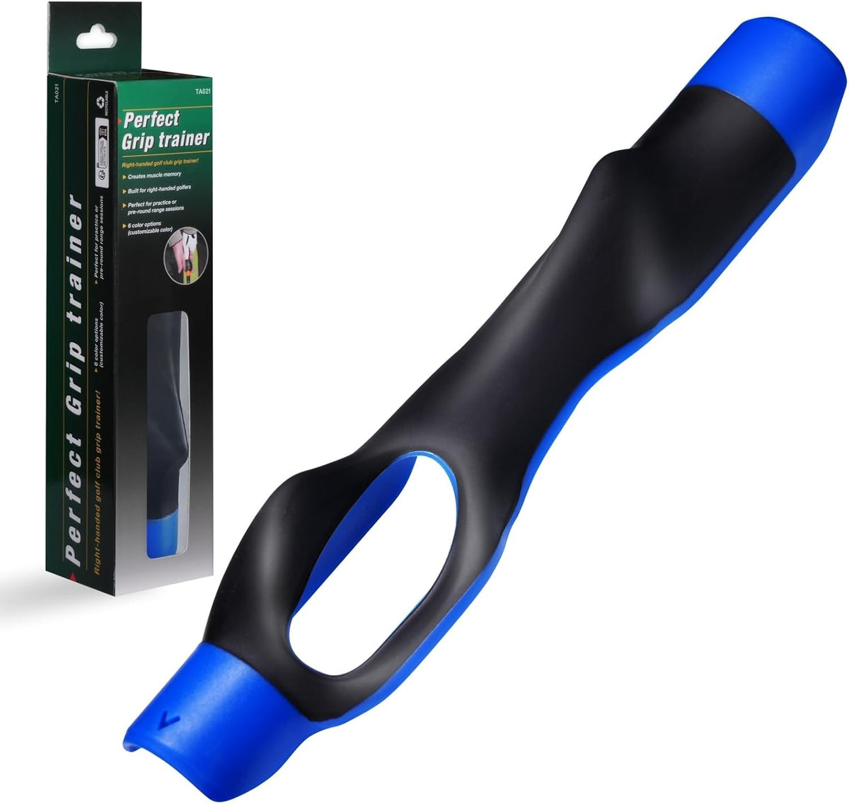 Golf Grip Trainer for Improved Swing & Grip Strength - Portable & Anti-slip