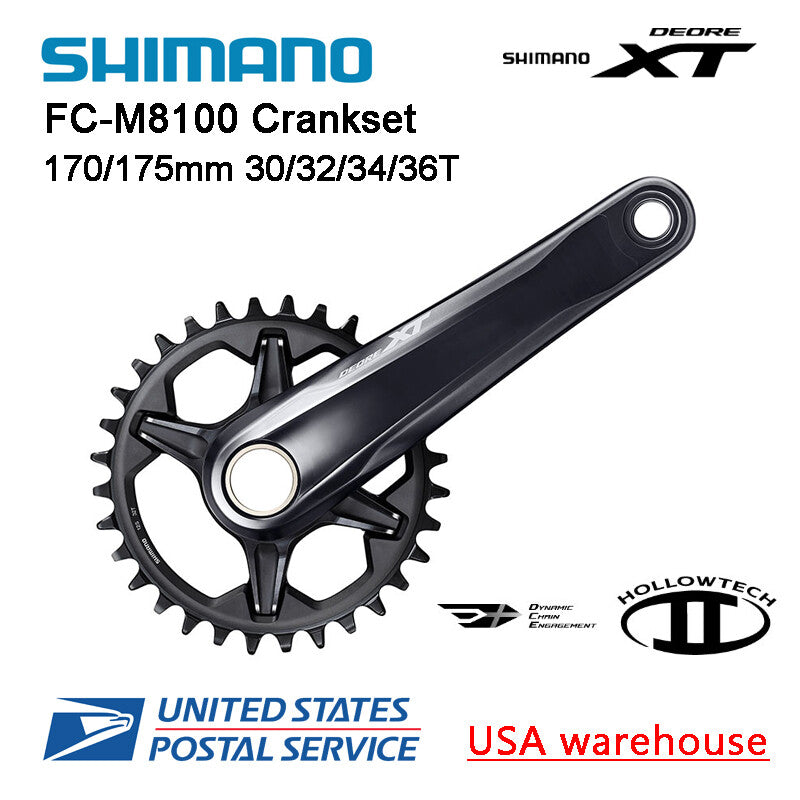 Shimano Deore XT MTB Crankset Hollowtech II Boost 1x12 Speed