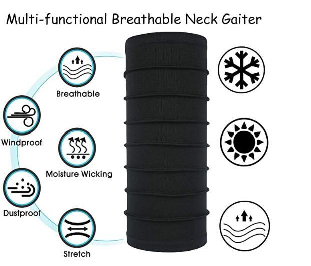 UV Cooling Neck Gaiter Face Cover for Outdoor Activities - Unisex