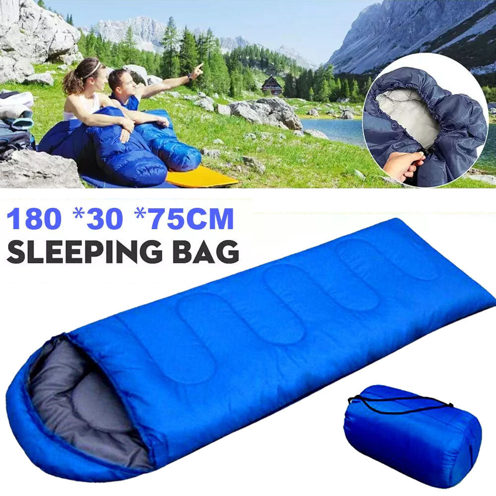 Thick Waterproof Winter Sleeping Bag for Big & Tall Adults - Cold Weather Camping Gear
