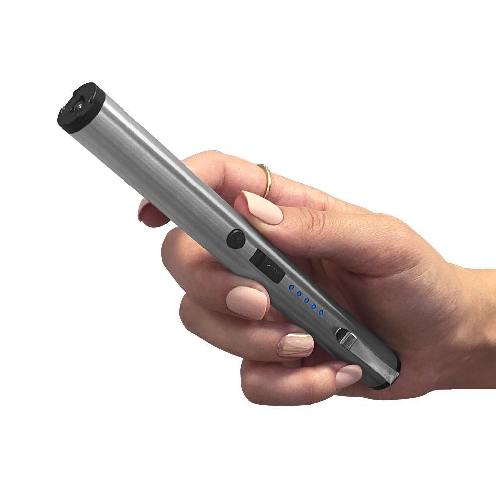 Safety Pen Flashlight 110 Lumens Rechargeable Compact LED Light