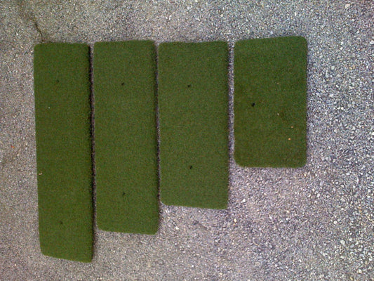 Golf Hitting Mat with Real Feel Turf & Adjustable Tee - 20x36 Inches