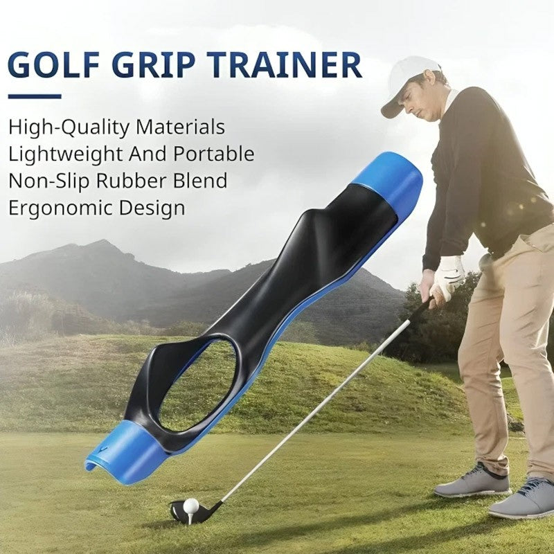 Golf Grip Trainer Aid Attachment for Right & Left Handed Beginners Outdoor Practice