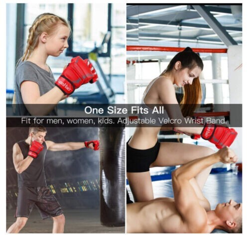Boxing Gloves MMA Kickboxing Sparring Punching Bag Training Gear