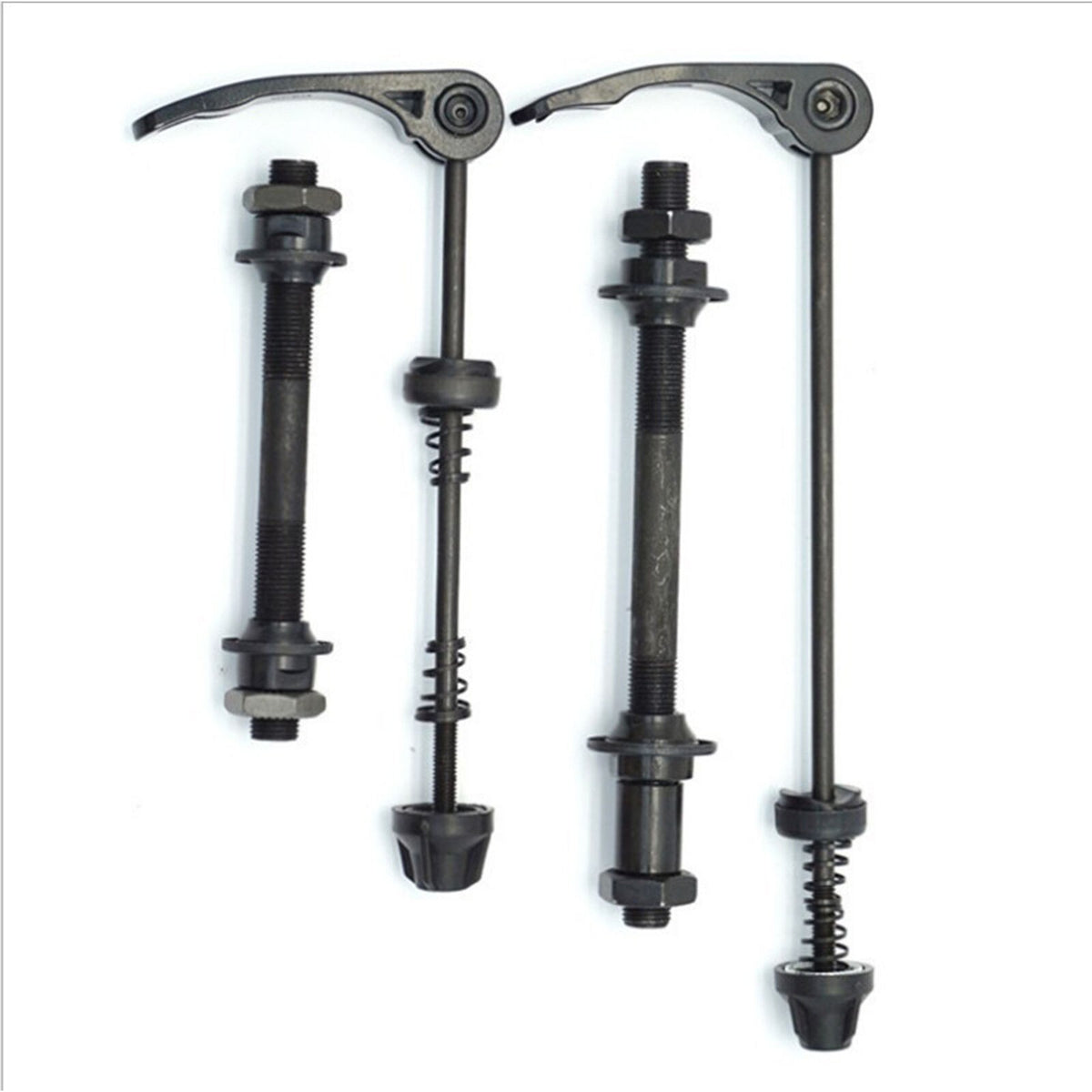 Steel Bicycle Hub Bearings and Quick Release Skewer Set - Front & Rear