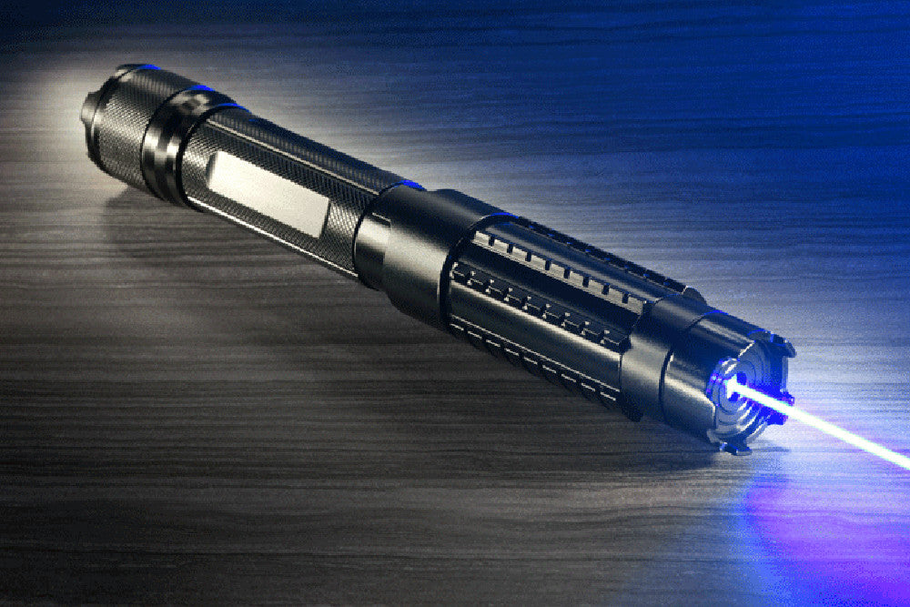 450nm Blue Laser Pointer 2000m Handheld Focusable Laser with Safety Goggles