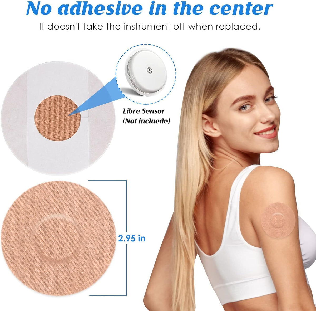 Waterproof Adhesive Sensor Patches for Freestyle Libre Glucose Monitors