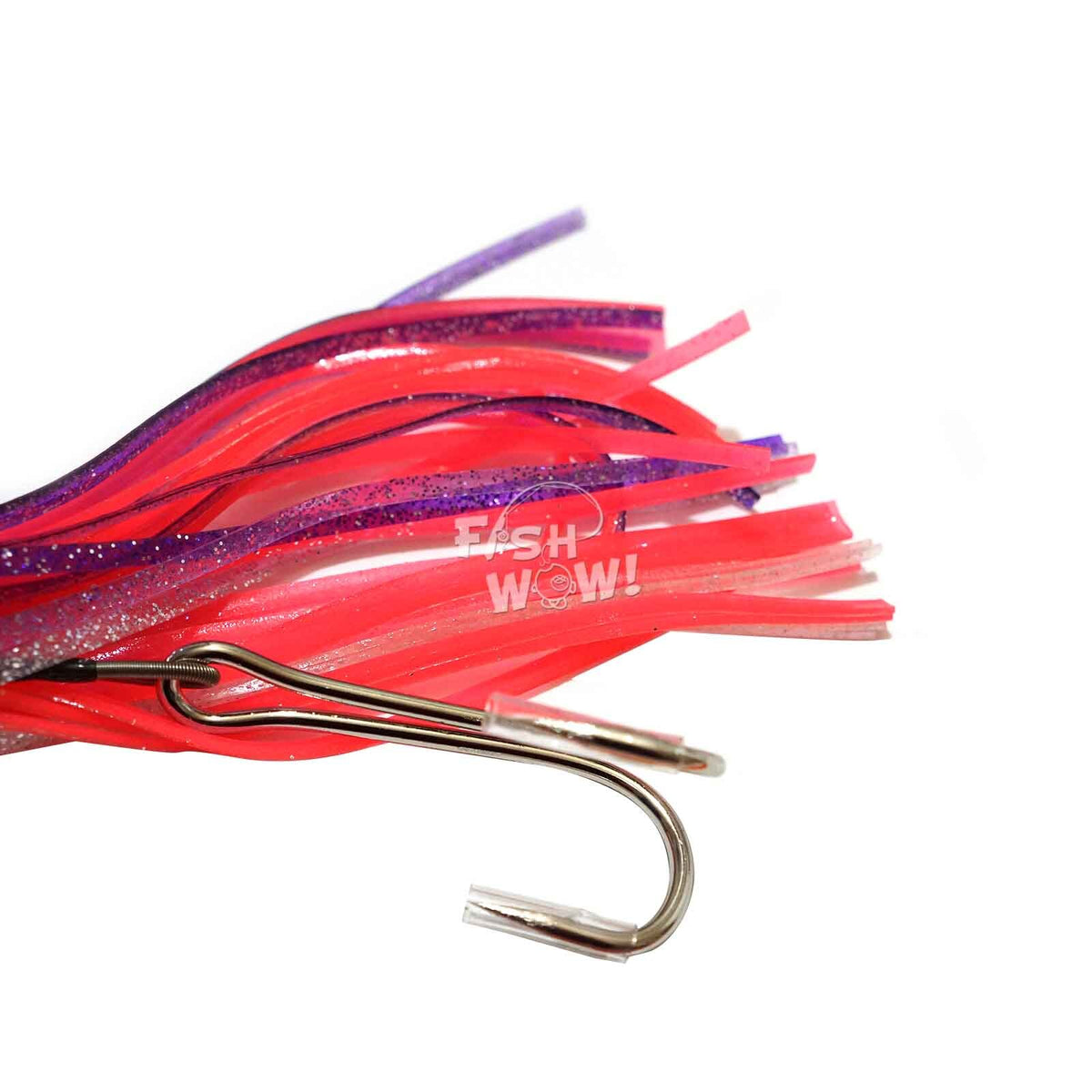 3-Pack 7-Inch Fishing Bullet Jet Head Lures - Saltwater Trolling Baits