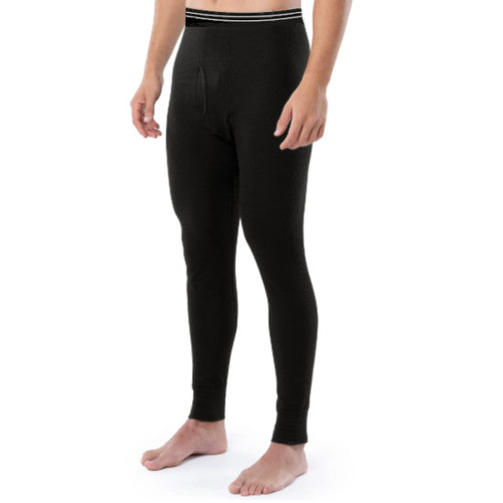 Men's Thermal Bottoms Ankle Length Warm Pants for Cold Weather