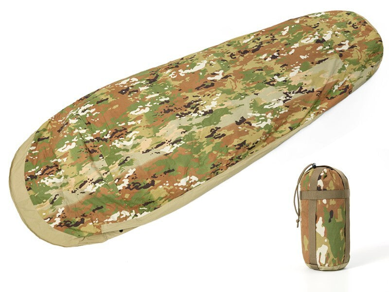 Waterproof Tactical Bivy Cover for Sleeping Bags - OCP Camouflage, Lightweight & Durable